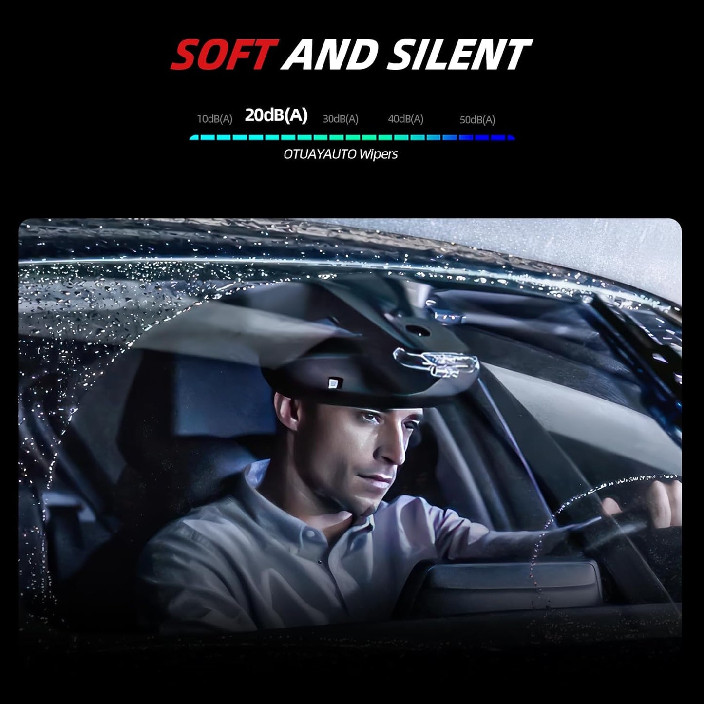 OTUAYAUTO Premium Windshield Wiper Blades - Replacement for Ford Escape 2020-2023 - Precision Fit, All-Weather Performance, Front and Rear Wiper Blades, Pinch Tab - 24"+20"+11" (Pack of 3)