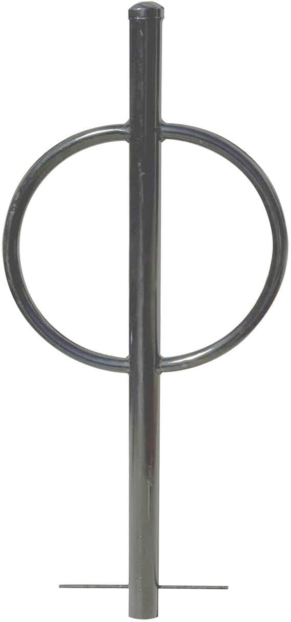 Sandbaggy Post and Ring Rack - In Ground - Commercial Outdoor Bike Parking & Storage Racks (Gray, 10)