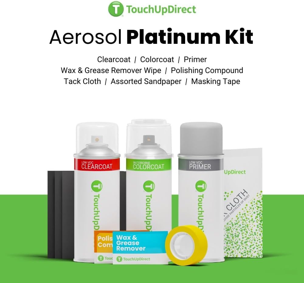 TouchUpDirect 3T0 Moulin Rouge/Ooh La La Rouge Metallic Compatible with Toyota Exact Match Touch Up Paint Aerosol - Platinum Kit