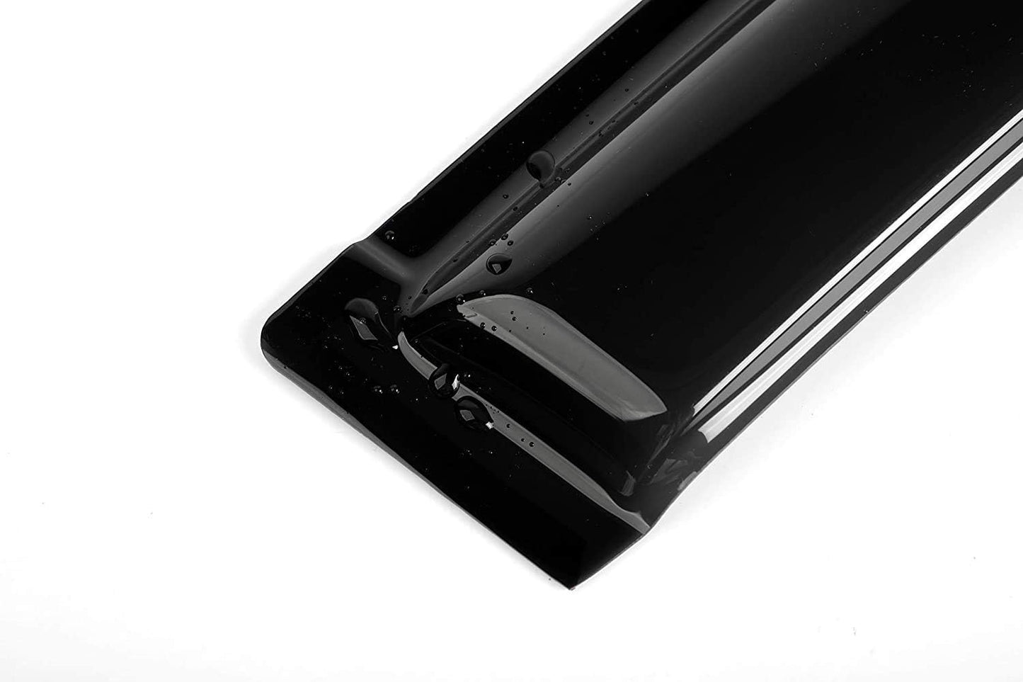 Side Window Wind Vent Deflector, 4pcs Outside Mount Style Tape-On Nice Rain Guards Set, Window Visor fit for 2009-2020 Dodge Journey 94072