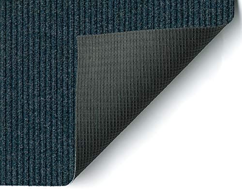 KOECKRITZ Heavy Duty Durable All Weather Indoor/Outdoor Non Slip Entrance Mat Rugs and Runners for Office Business Building Home Garage Front Door (4' x 18', Blue)