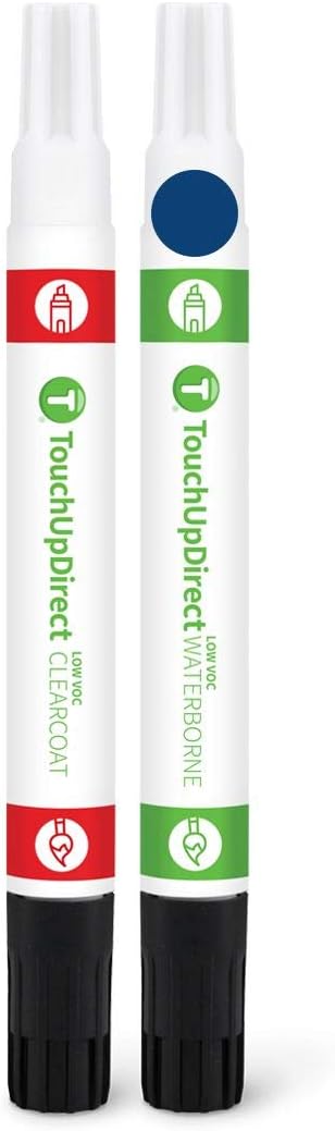 TouchUpDirect 8W6 Parisian Night Pearl Compatible with Toyota Exact Match Touch Up Paint Combo - Essential Kit