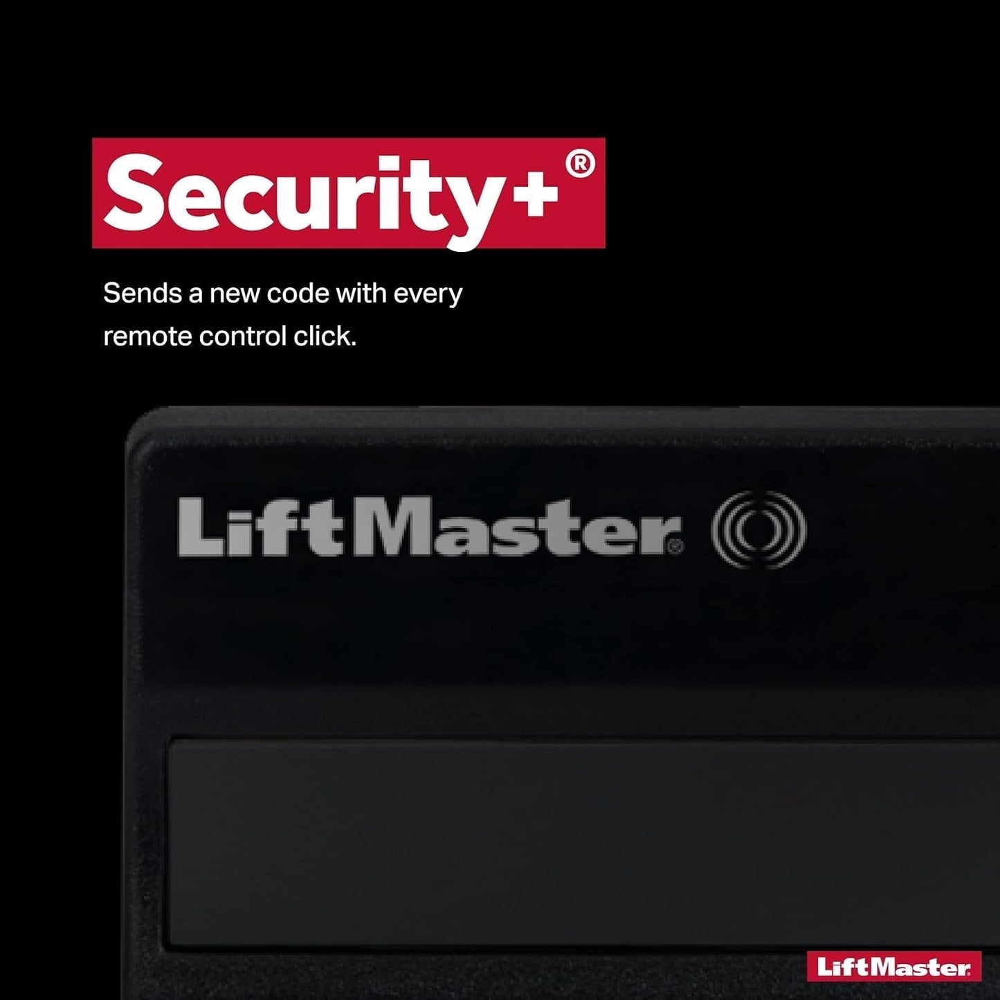 LiftMaster 371LM Security+ 1-Button Garage Door Opener Remote Control - Connects to App - Works only with post-2005 LiftMaster and Craftsman Garage Door openers with a Purple Learn Button 315MHz