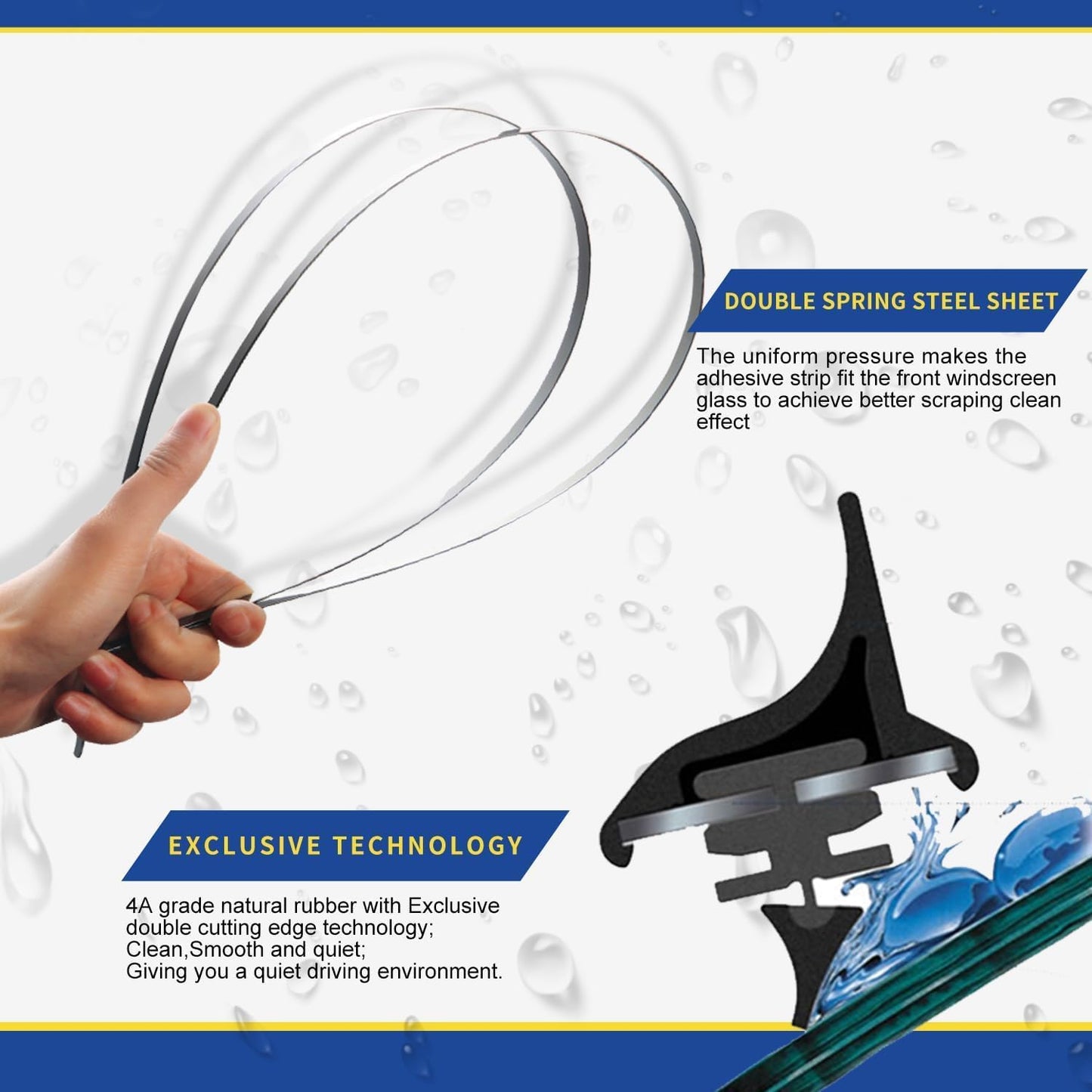 3 wipers Replacement for 2012 2013 2014 2015 2016 Subaru Impreza Original Equipment Windshield Wiper Blades Set 26"+16"+12" (Set of 3) U/J HOOK