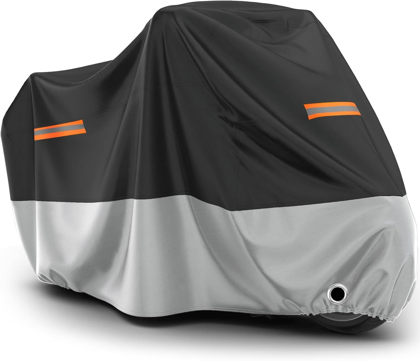 Favoto Motorcycle Cover Waterproof Outdoor - All Season Sun Protection Oxford with Lock-Holes Rain Snow Windproof Dustproof Universal Fit Motorbikes Vehicle Moped Cover, 104" x 41" x 50"