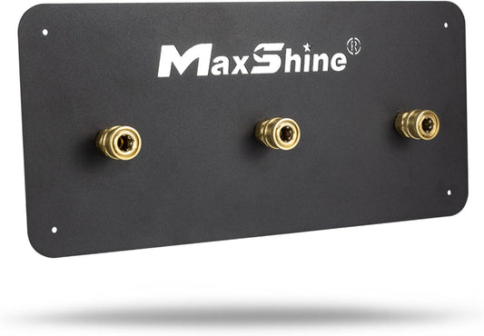Maxshine 1/4" Universal Quick Connect Foam Cannon Holder – Wall-Mounted Organizer for Garage & Mobile Detailing – Holds Multiple Foam Cannons – Durable & Compatible Design