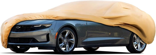 Heavy Duty Outdoor Car Cover Custom Fit for Chevy Camaro,Windproof All Weather Waterproof Sun Rain UV Dust Snow Protection Outdoor Car Covers