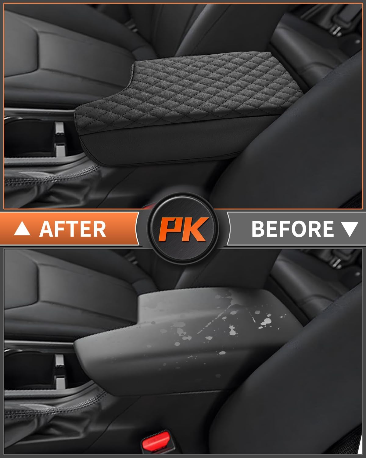 Shademax Subaru Crosstrek/Impreza Center Console Cover, Armrest Cover Cushion Pad for Subaru Crosstrek 2018-2023/Impreza 2017-2023 Accessories, Crosstrek Armrest Seat Box Cover Protector Black