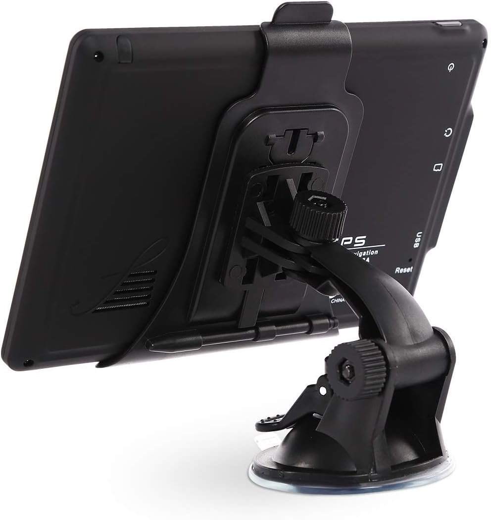 GPS Navigator for Car Truck RV, Latest 2025 Map(Free Lifetime Updates) 7 inch Touch Screen Car GPS, Support Voice Turn Direction Guidance/Speed and Red Light Warning/Custom Truck Routing