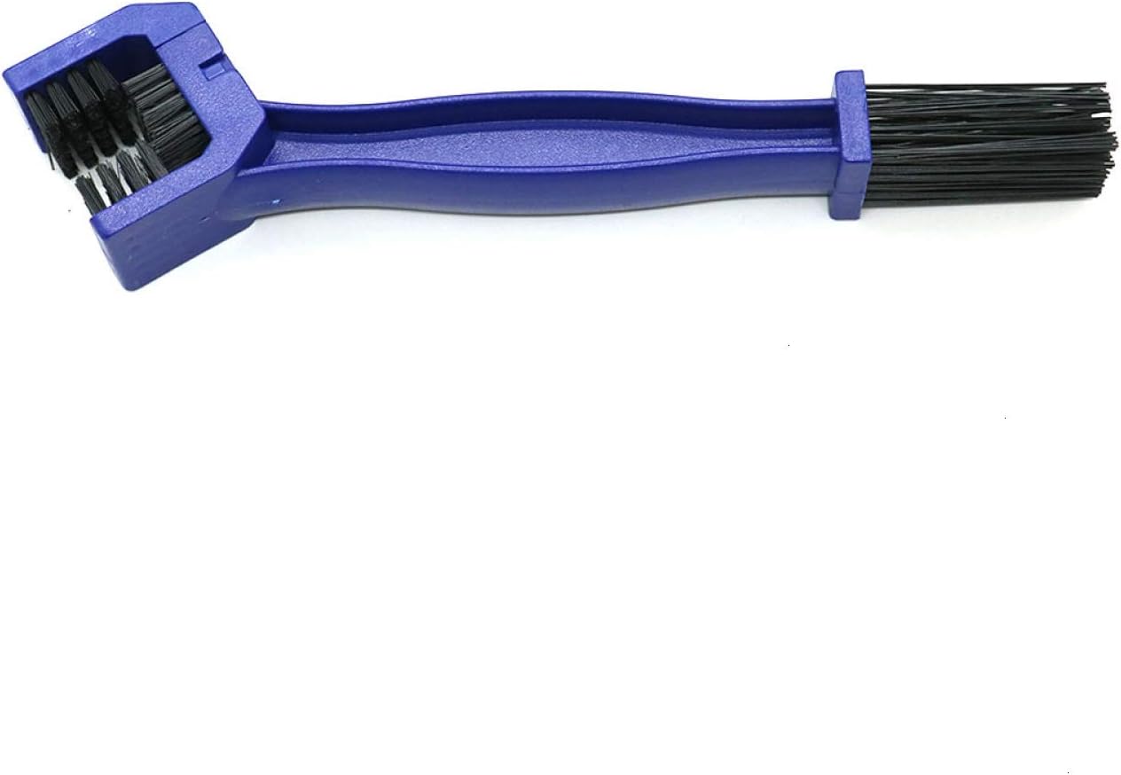 Bike or Motorcycle Chain Washer, Cleaning Brush 2 Pcs (Color, Blue and Red)