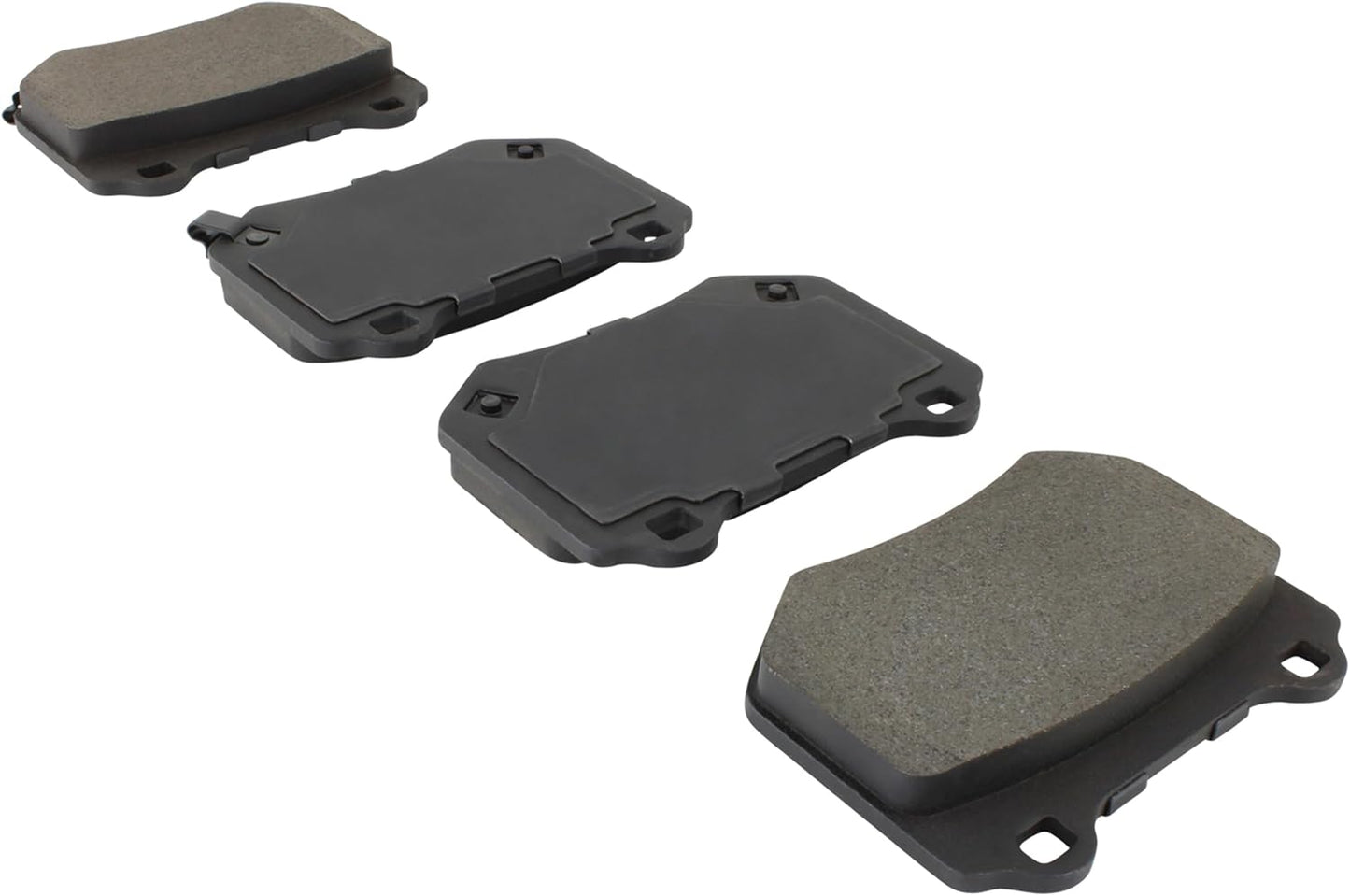 Premium Semi-Metallic Rear Brake Pads (1001-2118M) Compatible with Subaru WRX STI 2018-2021