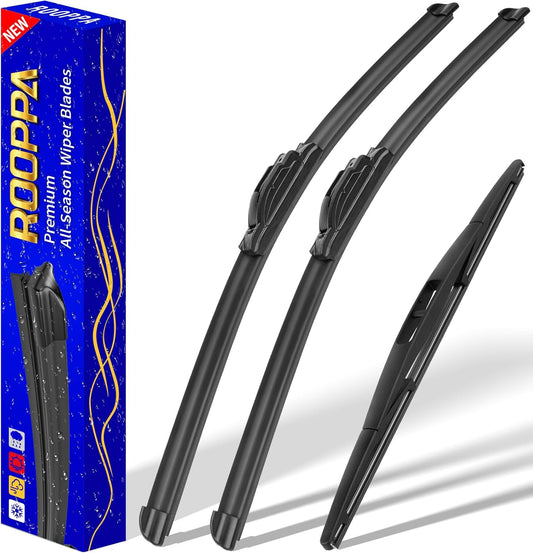 3 wipers Replacement for 2010-2014 Subaru Outback/2010-2014 Subaru Legacy, Windshield Wiper Blades Original Equipment Replacement - 26"/19"/14" (Set of 3) U/J HOOK