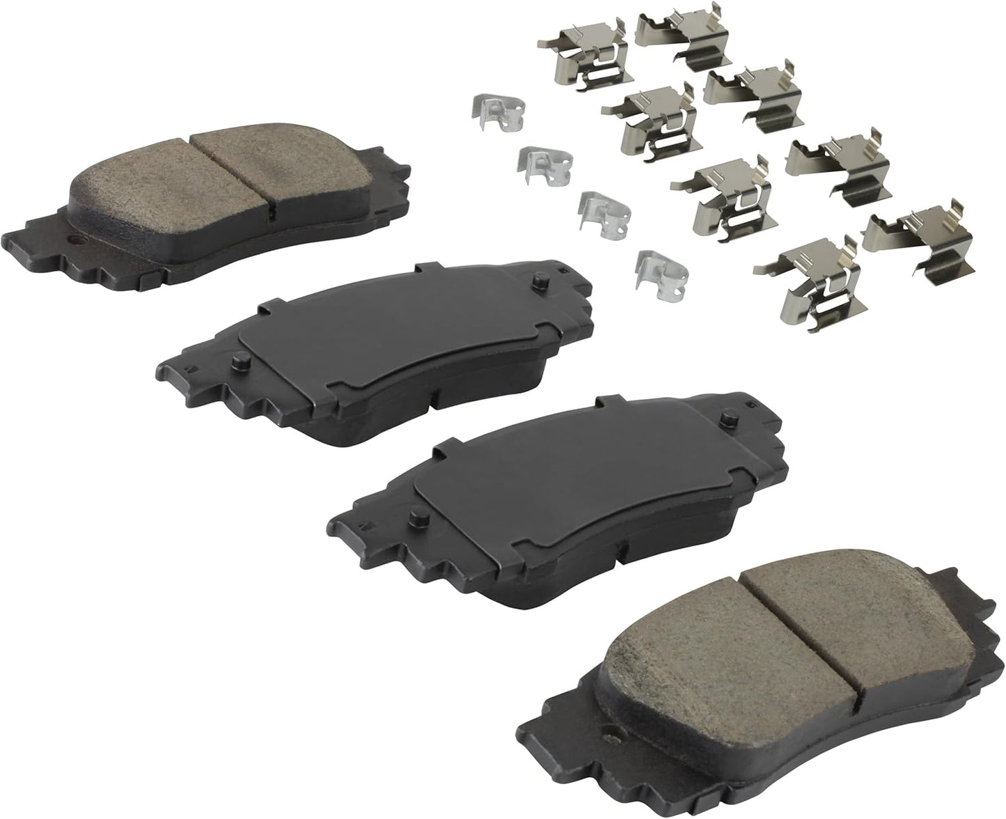 Premium Ceramic Rear Brake Pads (1001-1879C) Compatible with 2016-2025 Lexus/Toyota (Avalon/Camry/C-HR/Corolla Cross/ES250/ES300h/ES350/Prius/Prius AWD-e/Prius Prime/RAV4/RX350 & More)