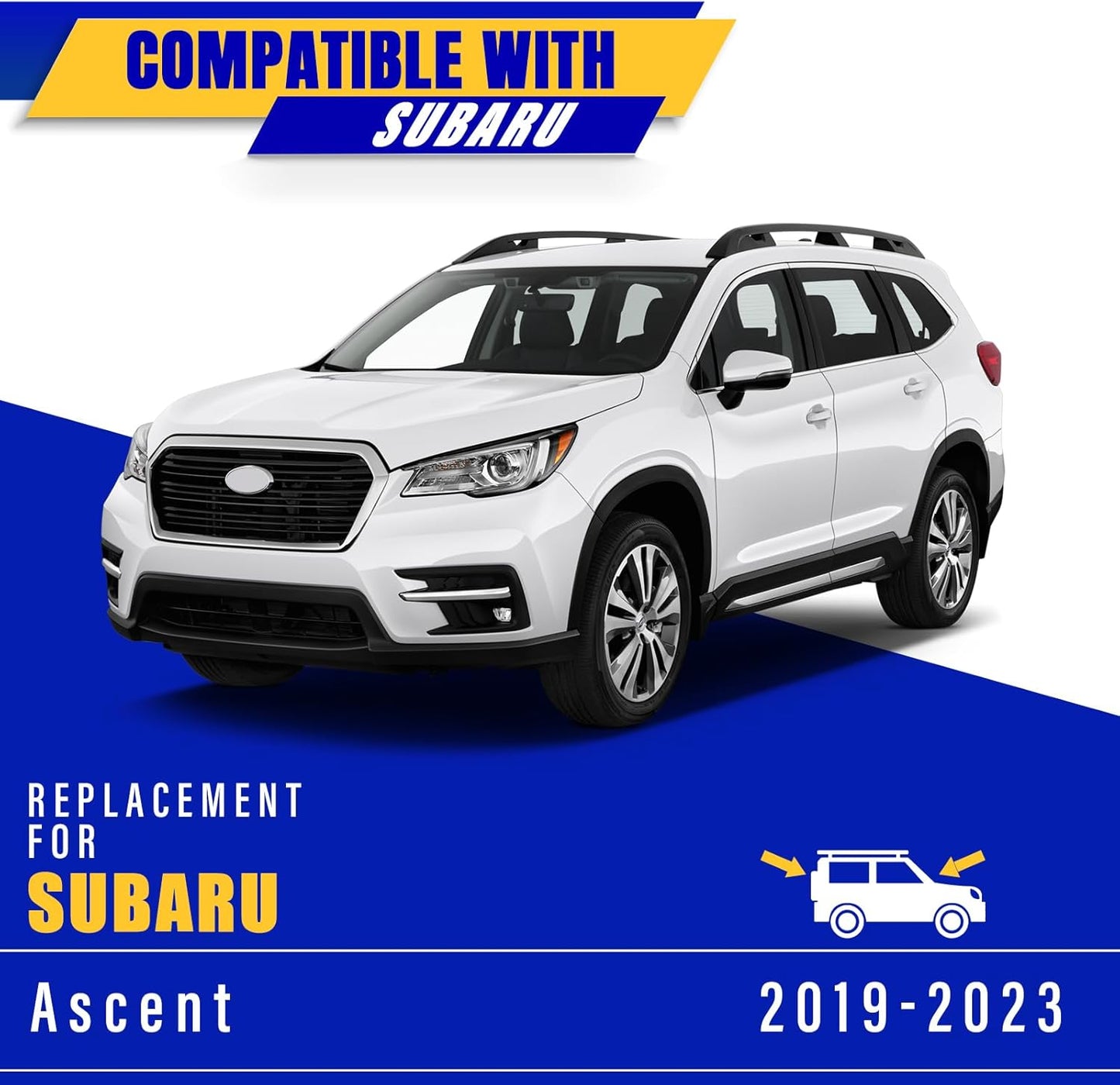 3 wipers Replacement for 2019-2023 Subaru Ascent, Windshield Wiper Blades Original Equipment Replacement - 26"/20"/14" (Set of 3)