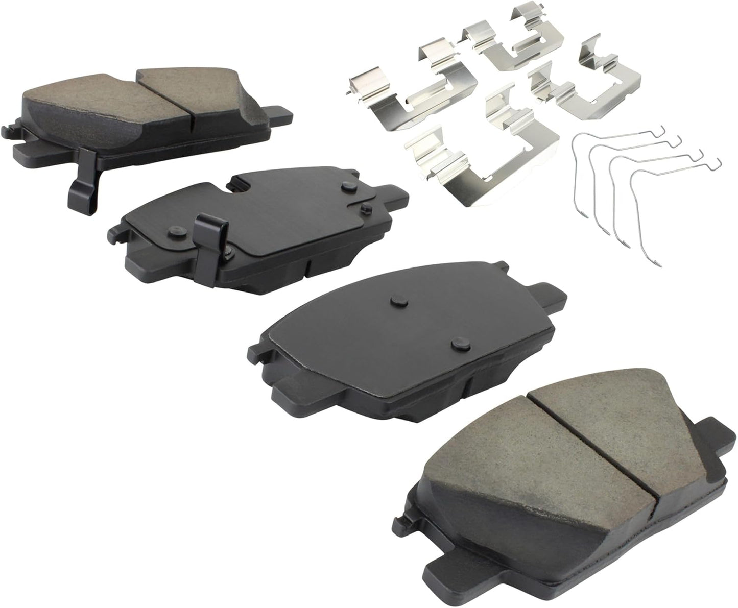 Premium Ceramic Front Brake Pads (1001-2345C) Compatible with Cadillac CT4 2024-2020, Chevrolet Equinox 2024-2021, Malibu 2024-2020, Trax 2025-2024, GMC Terrain 2024-2021 & More