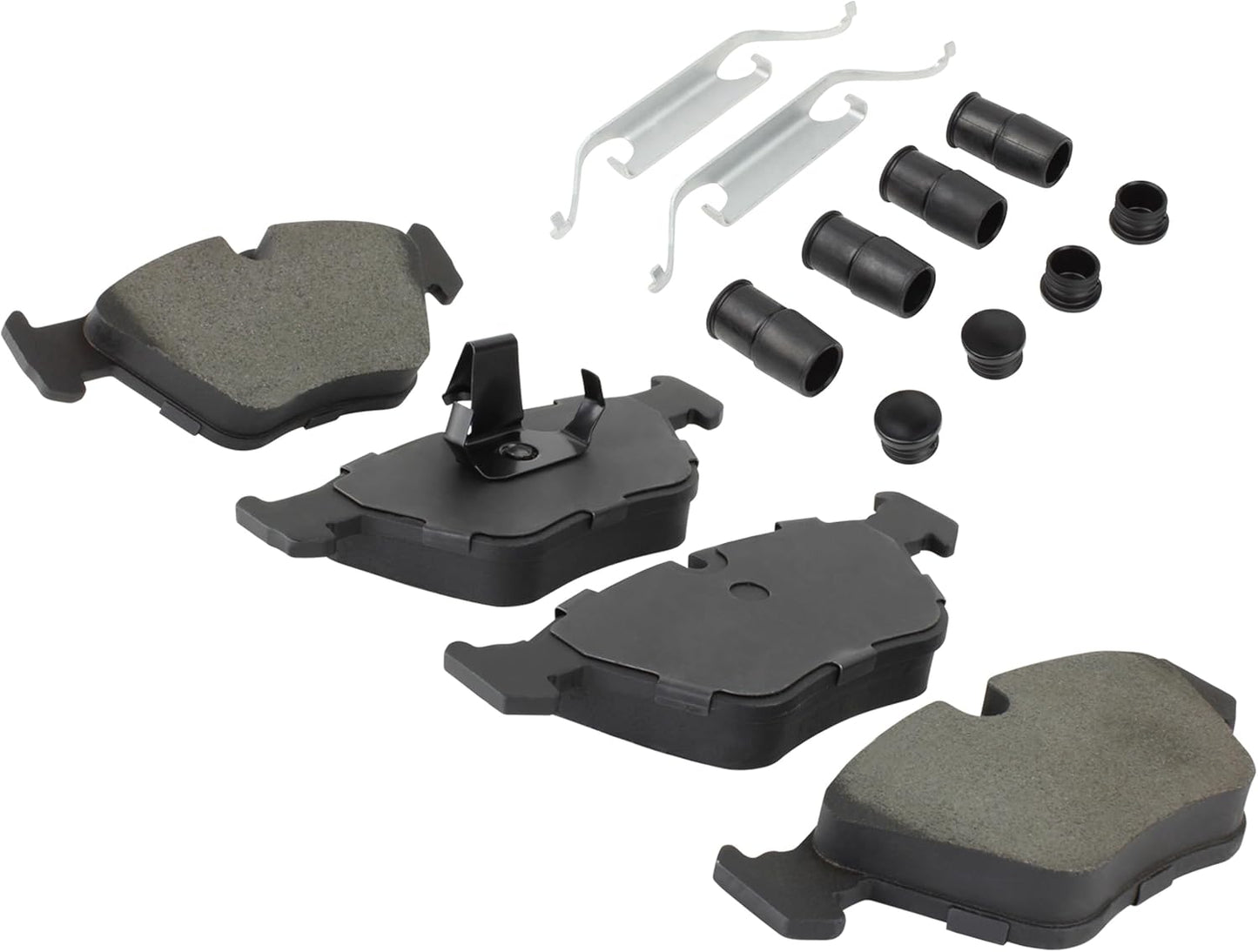 Premium Semi-Metallic Front Brake Pads (1001-0947M) Compatible with BMW 525i 2001-2003, BMW 528i 1999-2000