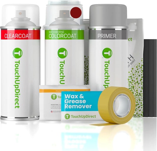 TouchUpDirect 3R3 Barcelona Red Pearl for Toyota Exact Match Touch Up Paint Aerosol - Platinum Package