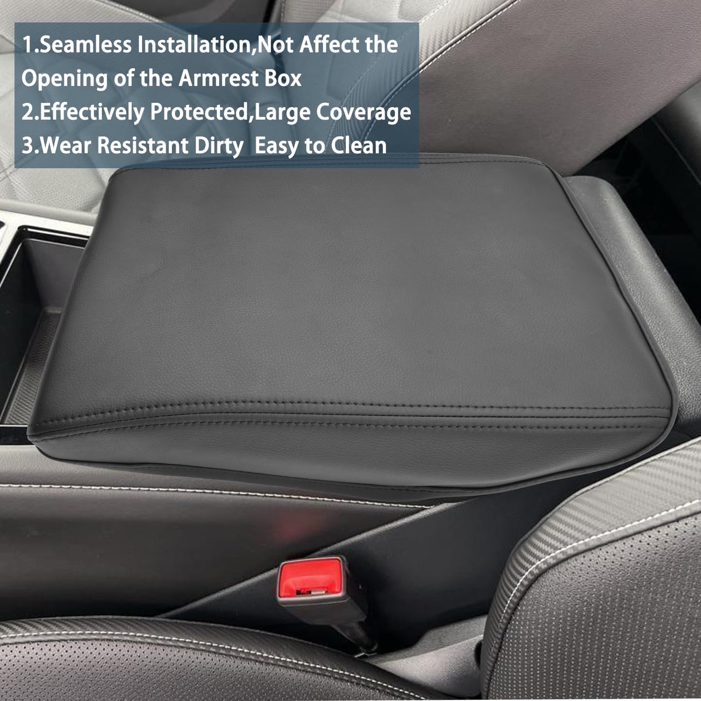 2024 Atlas Cross Sport Armrest Cover for Volkswagen Atlas 2025 Accessories Center Console Cover 2024 Atlas Armrest Cover Protector Compatible with 2024 2025 VW Volkswagen Atlas Cross Sport/SE/SEL