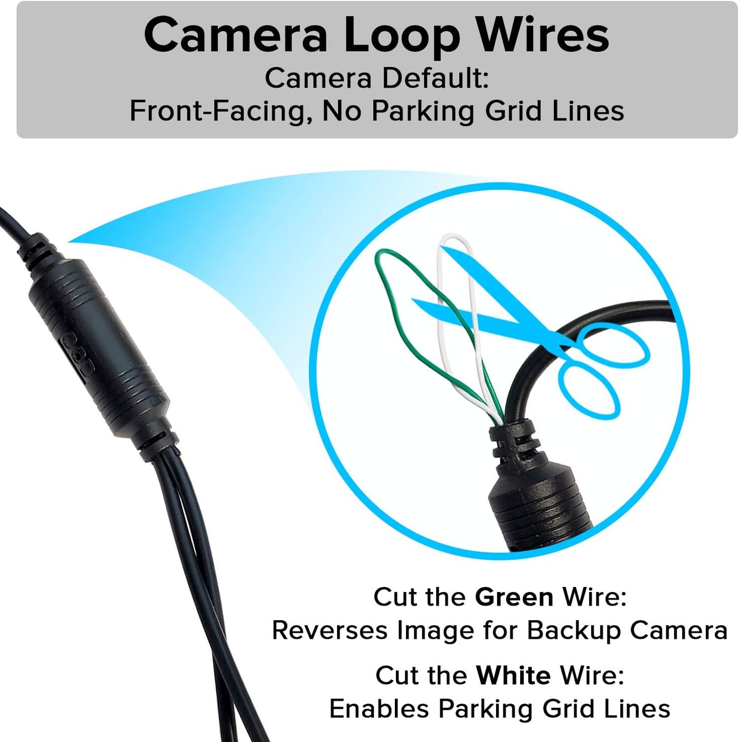 Master Tailgaters 10.5" OEM Rear View Mirror with 4.3" LCD Screen and 170° Backup Camera | Rearview Universal Fit | Auto Adjusting Brightness LCD | Anti Glare | Full Original Mirror Replacement