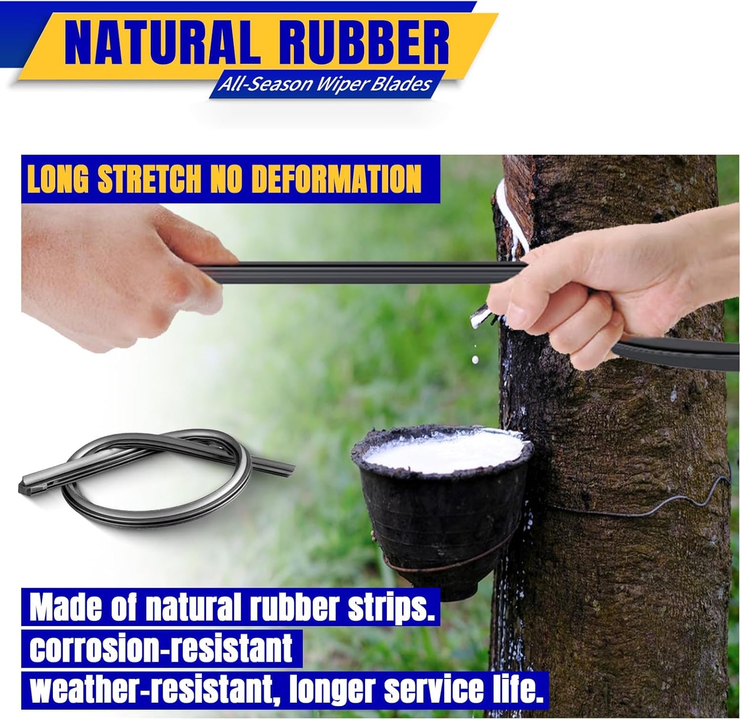 3 wipers Replacement for 2012-2018 Ford Focus, Windshield Wiper Blades Original Equipment Replacement - 28"/28"/12" (Set of 3) Pinch Tap