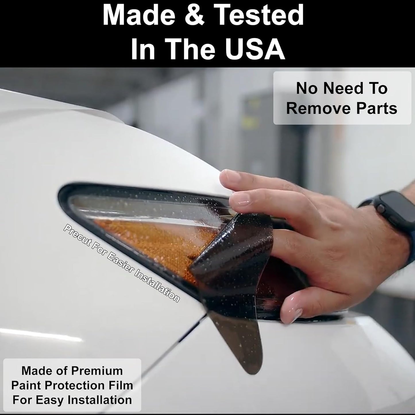 BOGAR TECH DESIGNS Full Headlight Head Light Tint Kit Compatible with Kia Forte 2019-2021, Dark Smoke