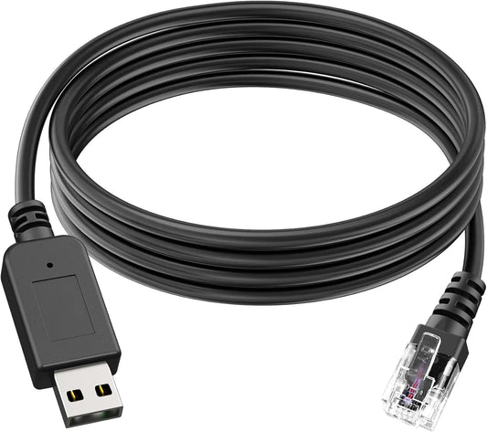 Radar Detector Cable, USB to RJ11 Plug,Replacement Radar Detectors Power Cable for Escort MAX 360 Unide R1 R3 R4 DFR8 DFR9 Passport 9500i Radenso XP Beltronics STI Radar Detectorr(RJ11-9.84ft)