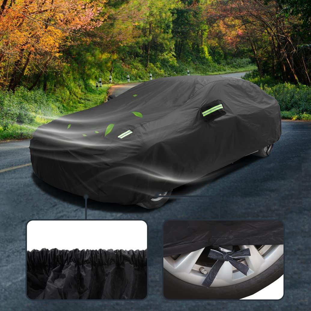 Car Cover Compatible with BMW X5 X5M(2007-2025) X6 X6M(2008-2025), Custom Waterproof All Weather Car Cover with Cotton Lining, Outdoor Rain Cover for X5 X6 F15 G05 F16 G06 F85 F95 F86 F96