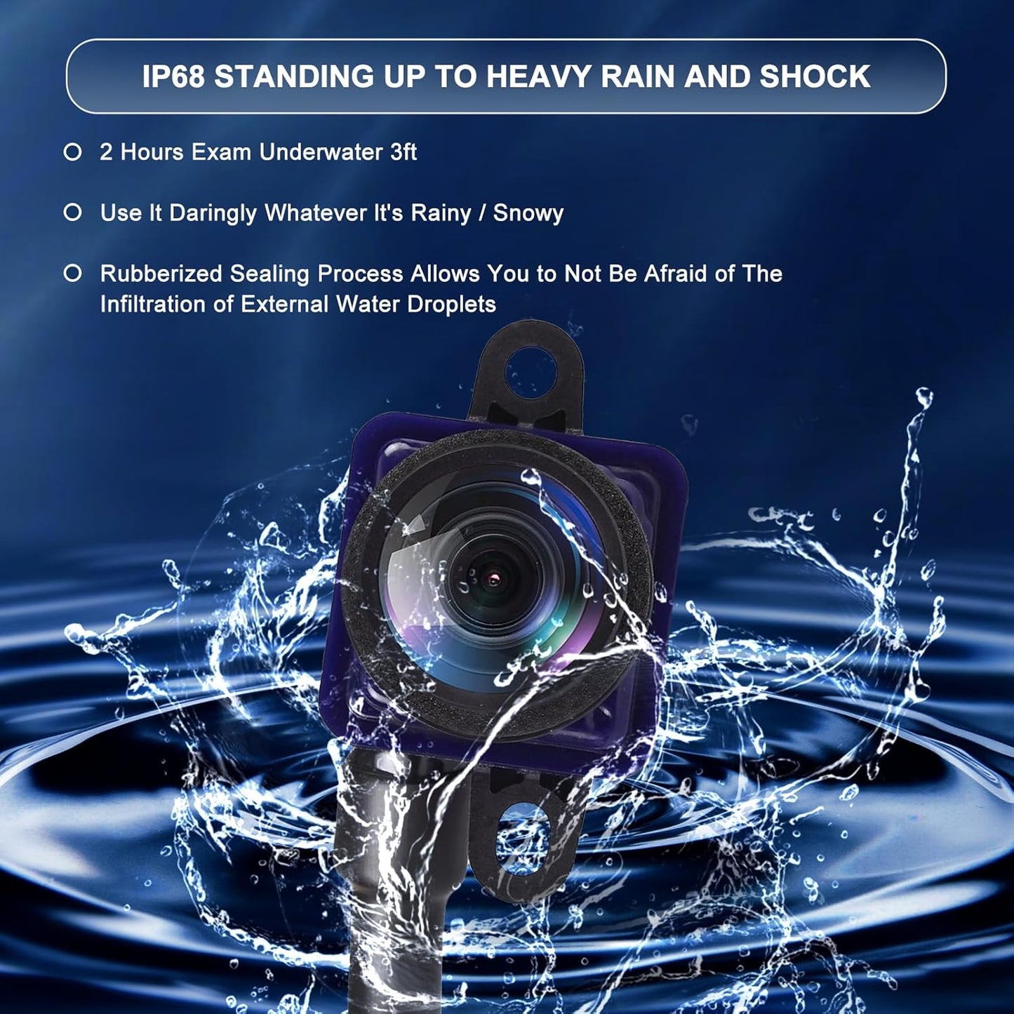 Rear View Backup Camera Replacement for Ram ProMaster 1500 2500 3500 2018 2019 2020 2021 3.6L V6 Back Up Camera Replaces OE 68417057AA