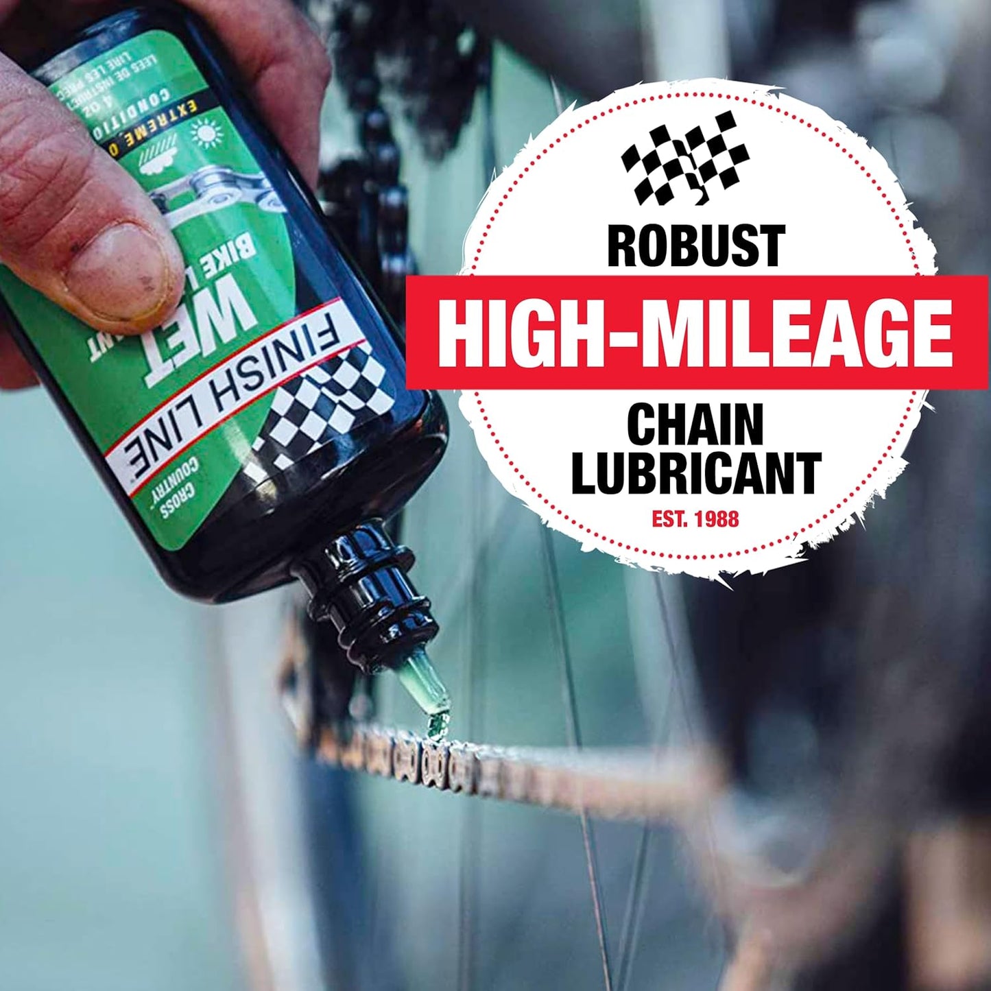 Finish Line WET Bicycle Chain Lube 1 Gallon Jug