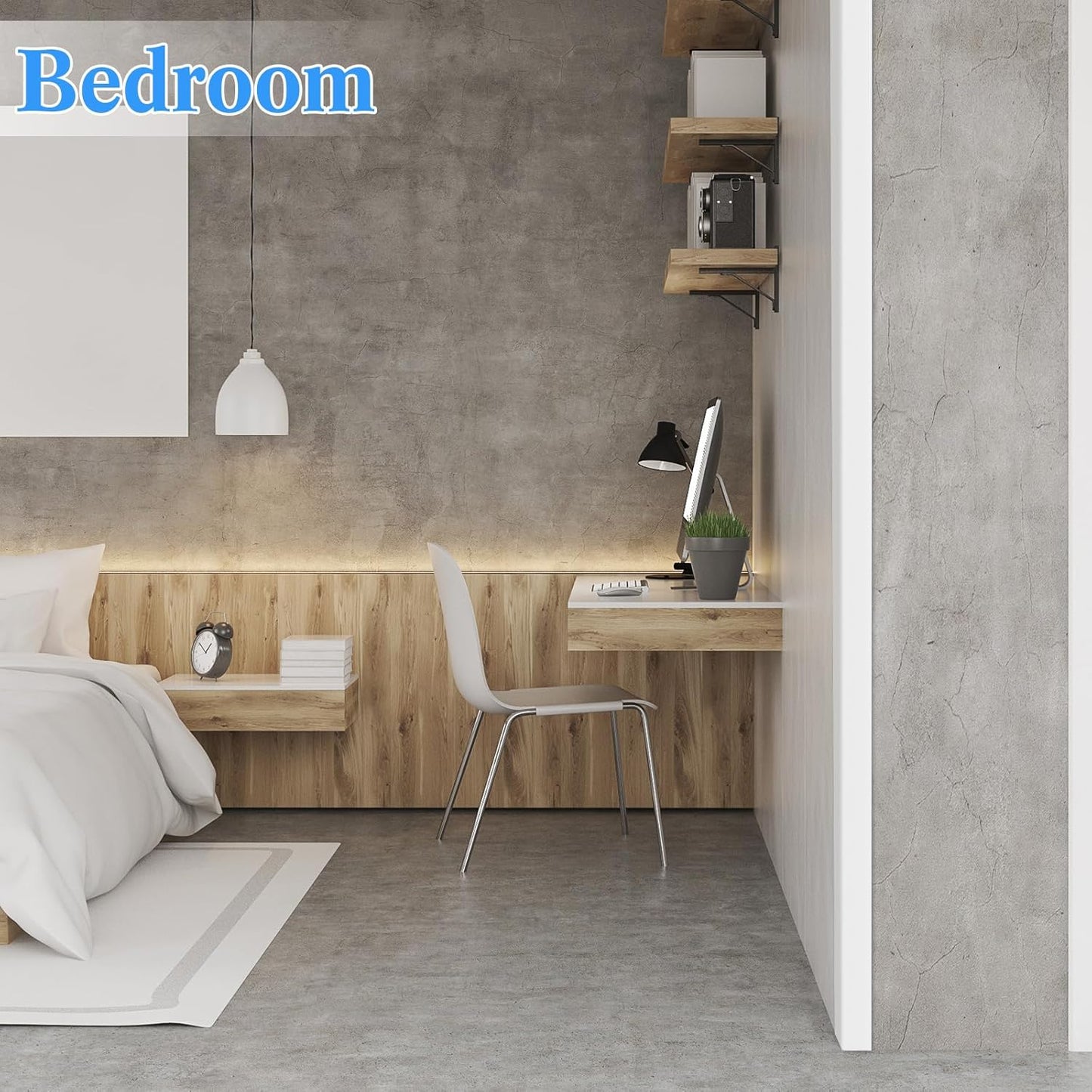 Sasylvia 10 Pcs Wall Corner Protector Guards, 2-3/8 x 48 Inches Self Adhesive Vinyl Corner Trim Molding, Avoid Scratching Scuffs, Ease Install & Cleaning for Door Countertop Furniture Protection