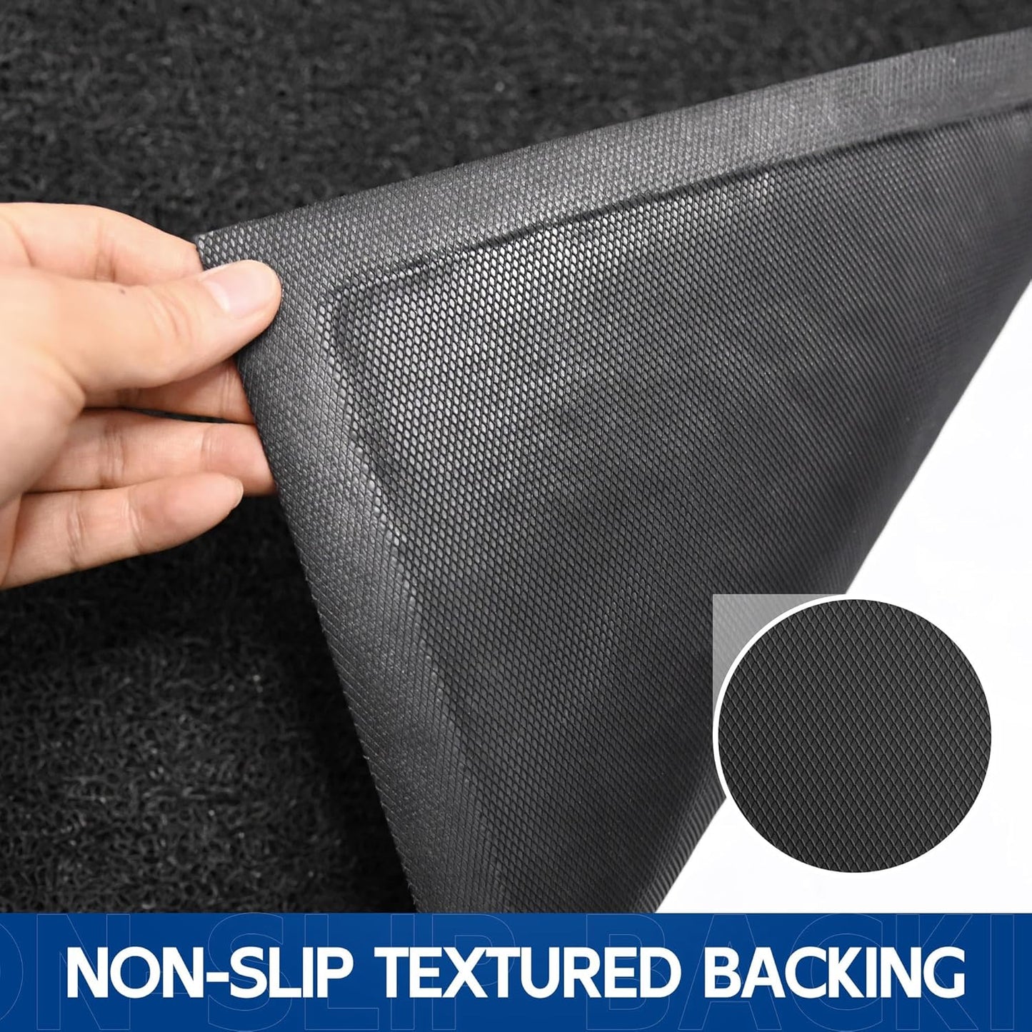 Sturdy Front Door Mat, 72" x 36" Heavy Duty Indoor Outdoor Doormat for Entryway, Fade Resistant, Waterproof Low Profile Entry Mat, Non Slip Welcome Mat for Outside Entrance, Patio, Home