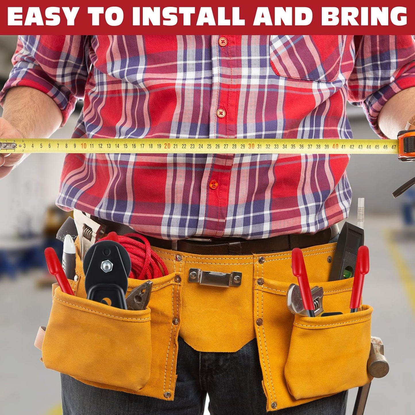 Landhoow Large Magnetic Hooks Heavy Duty Garage Magnet Hooks Strong Storage Utility Magnetic Hangers with Anti Slip Rubber Coating for Indoor and Outdoor Hanging(Red,10 Pcs)