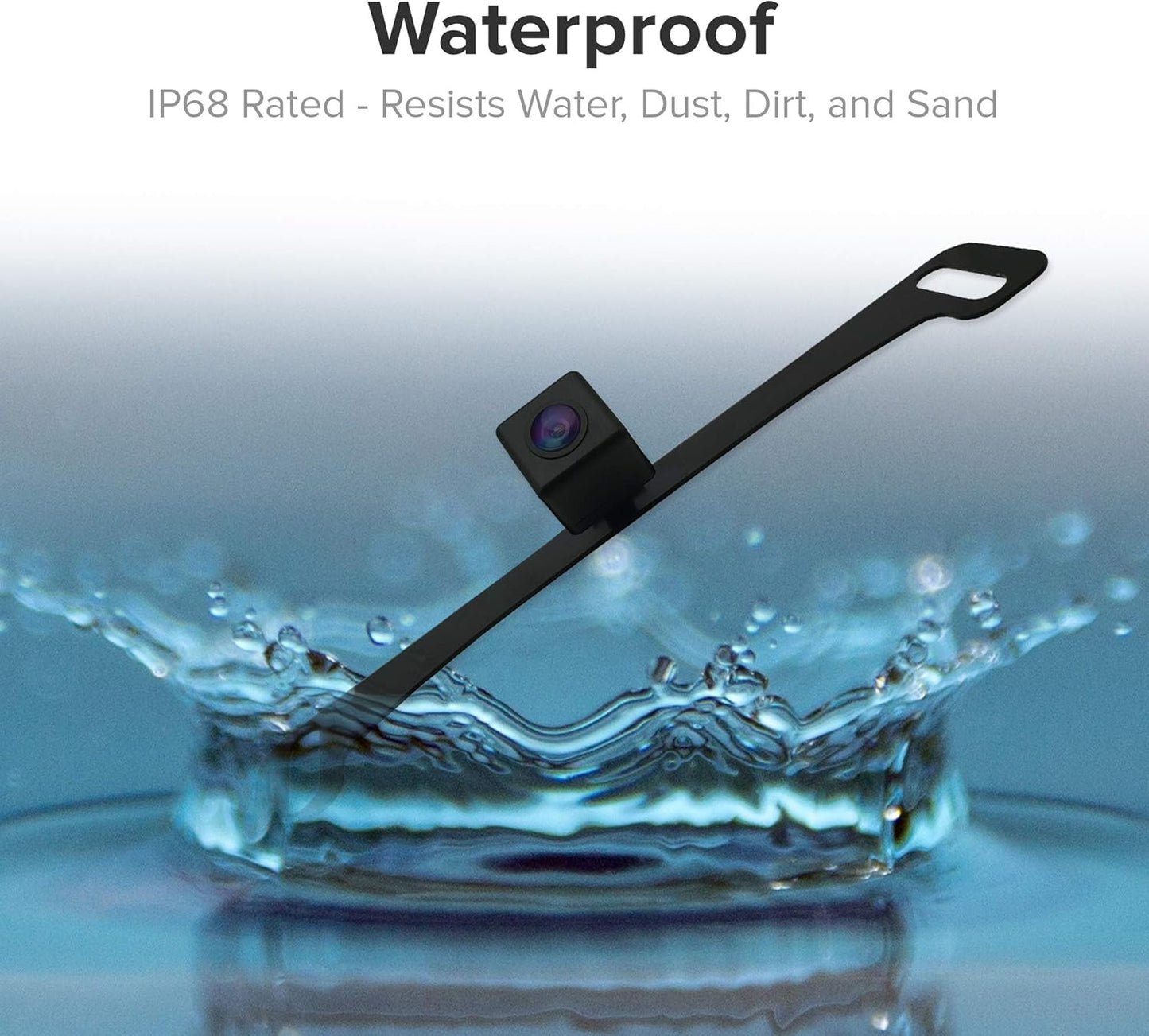 Master Tailgaters 10.5" OEM Rear View Mirror with 4.3" LCD Screen and 170° Backup Camera | Rearview Universal Fit | Auto Adjusting Brightness LCD | Anti Glare | Full Original Mirror Replacement