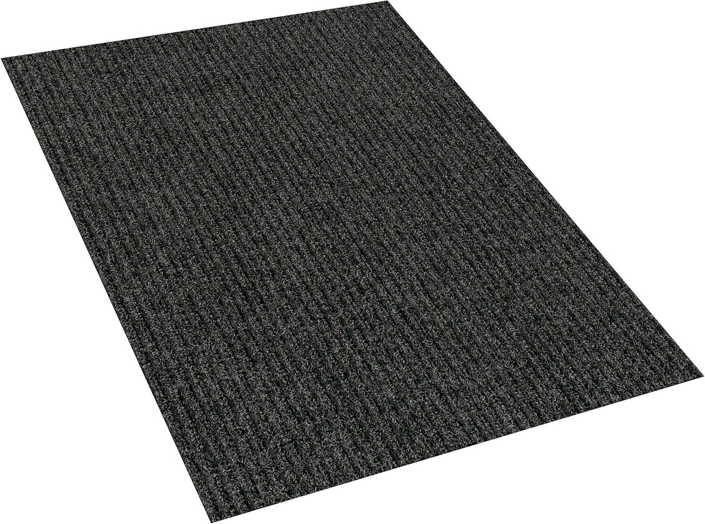 KOECKRITZ Heavy Duty Durable All Weather Indoor/Outdoor Non Slip Entrance Mat Rugs and Runners for Office Business Building Home Garage Front Door (5' x 14', Charcoal)